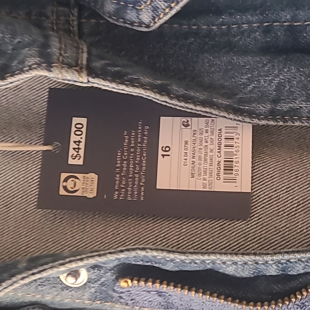 Universal Thread Women's Denim Long Maxi Dress SZ 16 - Picture 2 of 10